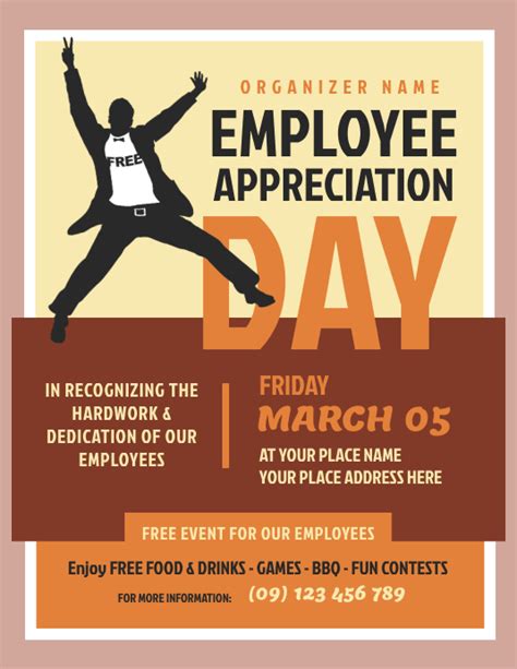 employee appreciation invitation templates petitingoutpolyco Flyer