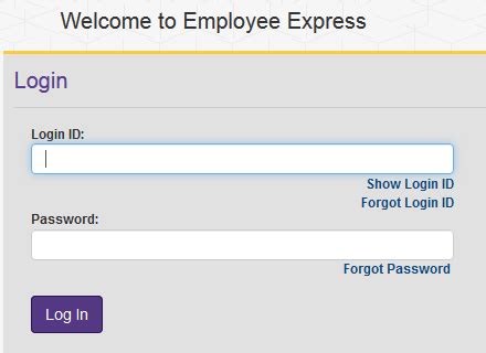 employee express login page