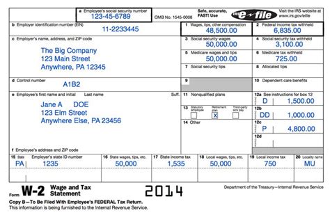 employee id number on w2