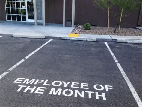 Reserved Parking For Employee Of The Month Sign, SKU K24175