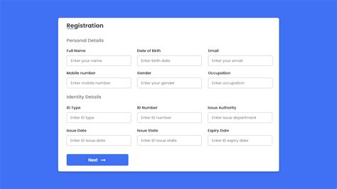 Employee Registration Form In Javascript