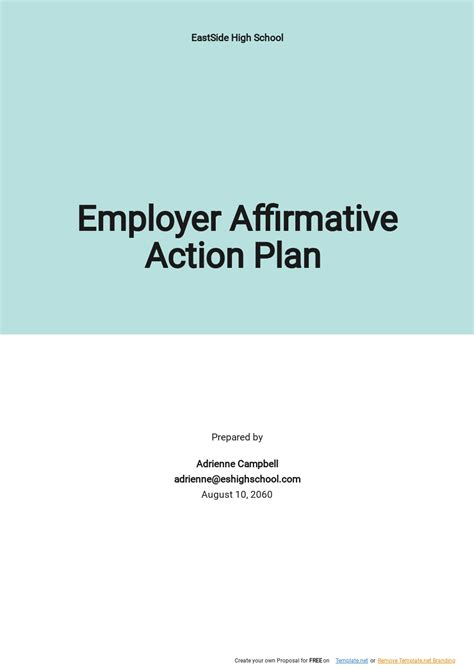 employer affirmative action plan