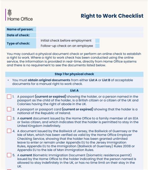 employer check employee right to work