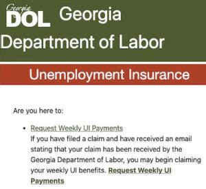 employer unemployment login georgia