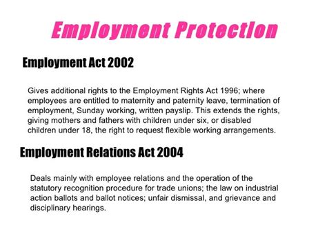 employment rights act 2002 flexible working