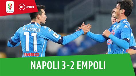 empoli napoli 3 2 highlights