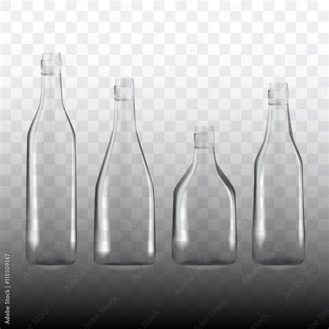 Empty Bottles Vector