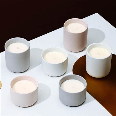 Empty Ceramic Candle Jars