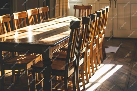 Empty Chairs At Empty Table