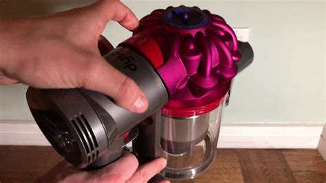empty dyson vacuum canister
