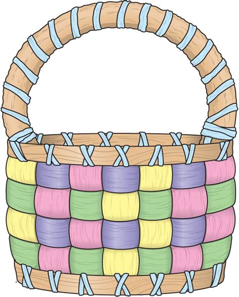 empty easter baskets clip art