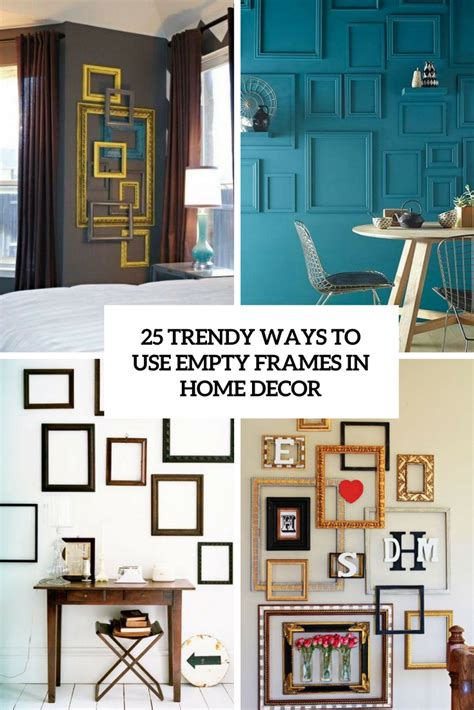 10 Ways to Decorate with Empty Thrift Store Frames ANDERSON+GRANT