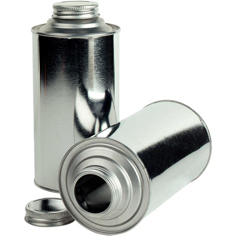 Empty Metal Quart Cans