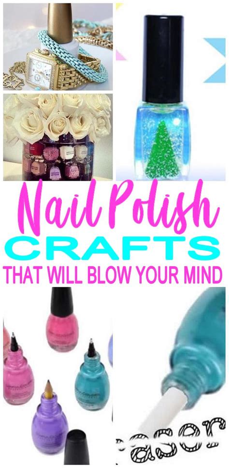 Empty Nail Polish Bottle Crafts