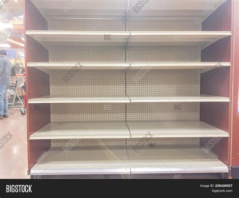 Empty Shelf In Store