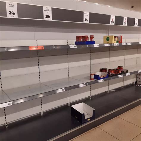 Empty Shelves Uk Reddit