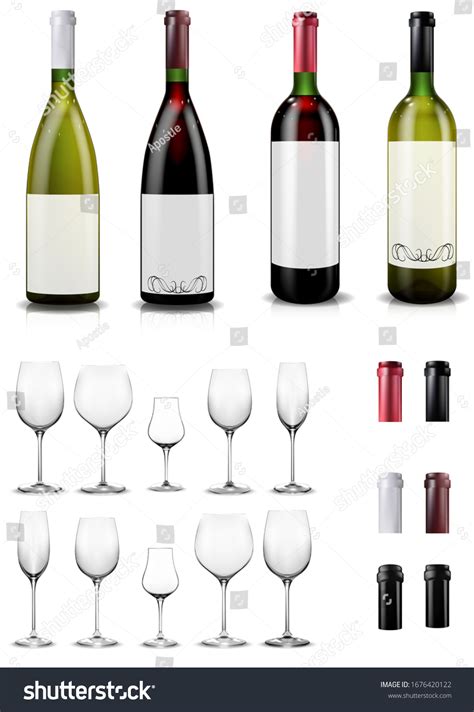 Empty Wine Bottles And Caps