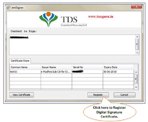 emsigner for traces not working