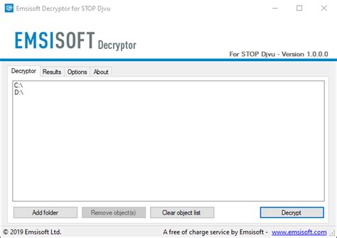 emsisoft decryptor djvu