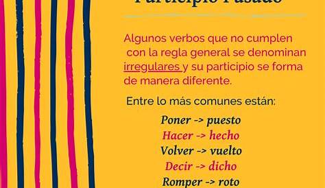 El participio pasado en español - Academia de Español