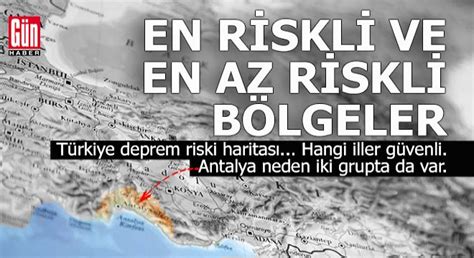 en az deprem olan iller