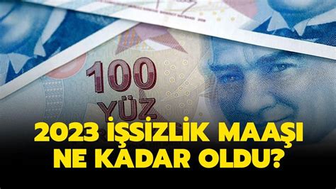 en düşük işsizlik maaşı 2023