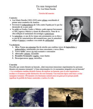 en una tempestad summary