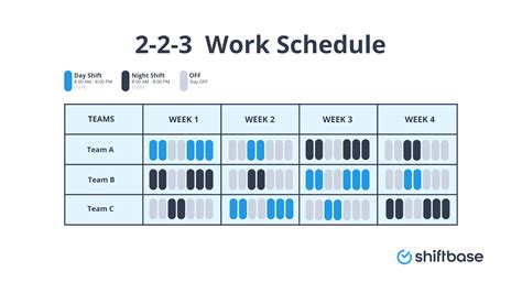 En2 2 3 Work Schedule Template