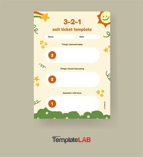 En3 2 1 Exit Ticket Template