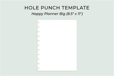 En3 Hole Punch Template