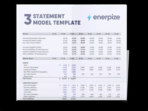 En3 Statement Financial Model Excel Template