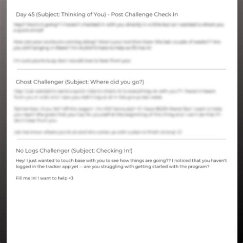 En30 Day Check In Email Template