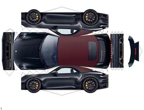 En3D Paper Car Template