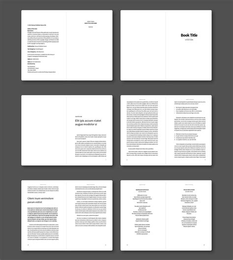 En6X9 Book Template Indesign