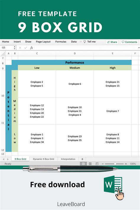 En9 Box Template Excel