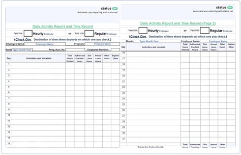 Ena3 Report Template Excel