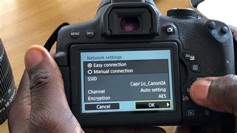 Enable Wi-Fi on Canon camera
