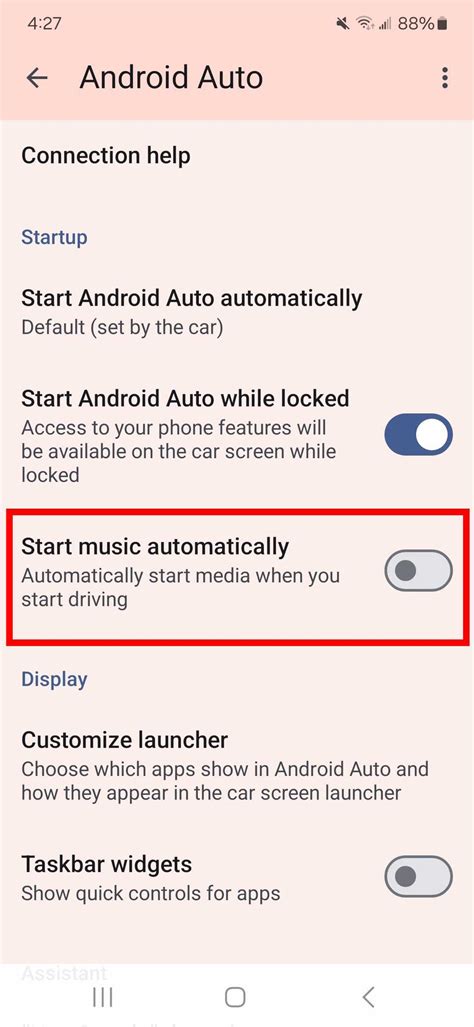 enable android auto notifications