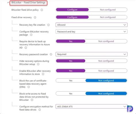 Enable Bitlocker From Intune
