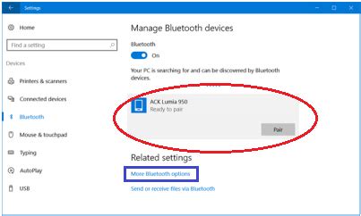 Enable Bluetooth