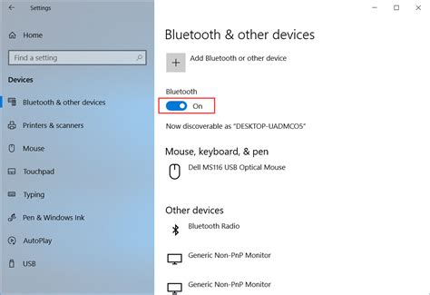 enable bluetooth on laptop