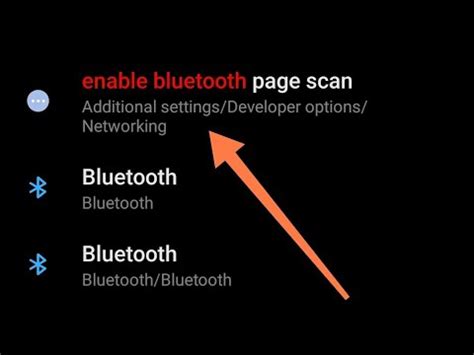 enable bluetooth page scan