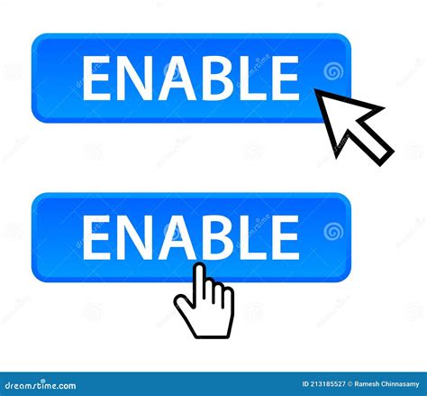 Enable button