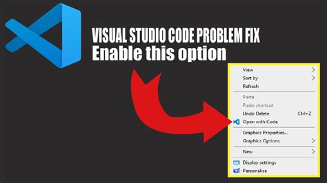 enable code . vscode