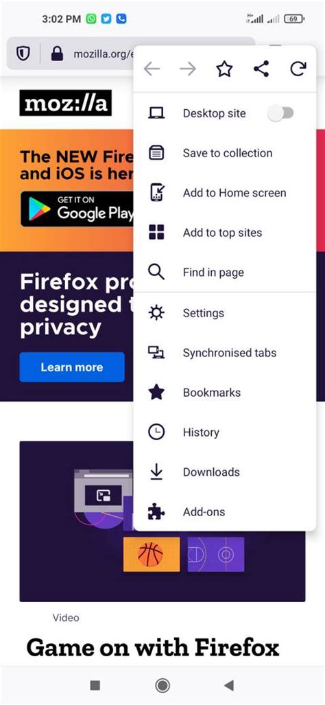 Enable Cookies Firefox Android