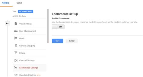 Enable Ecommerce Tracking In Google Analytics