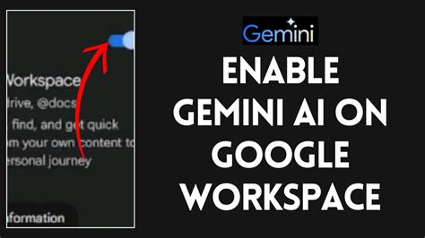 enable gemini google workspace