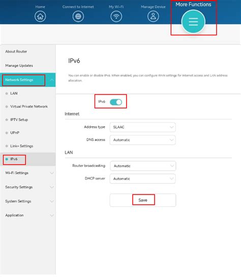 enable ipv6 on switch