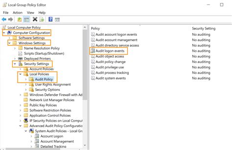 enable logon auditing domain controller