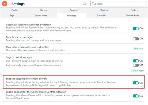 enable rmm login